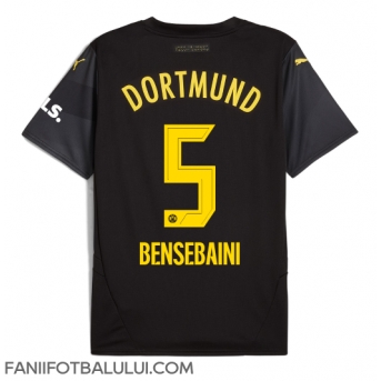 Borussia Dortmund Ramy Bensebaini #5 Tricou Fotbal Replică 2024-25 Barbati Deplasare